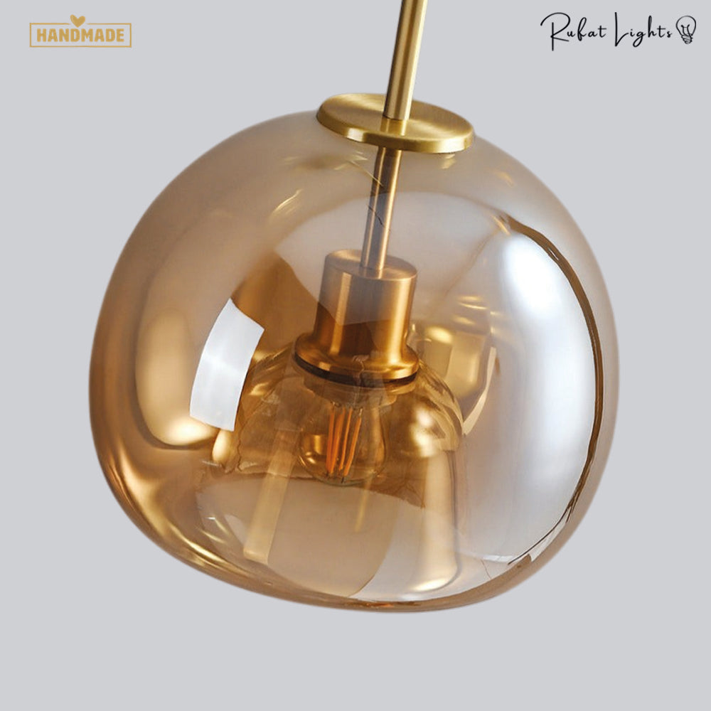 Modern Nordic Minimalist Dome Glass Ceiling Light