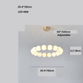 Luxury cream style chandelier