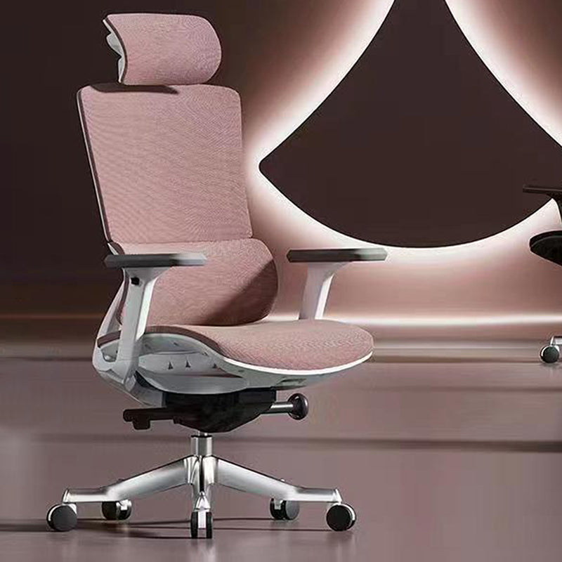 Modern Minimalist High-Back Mesh Chair: Ergonomic Desk Chair - Height-Adjustable Swivel Chair For Home Office
