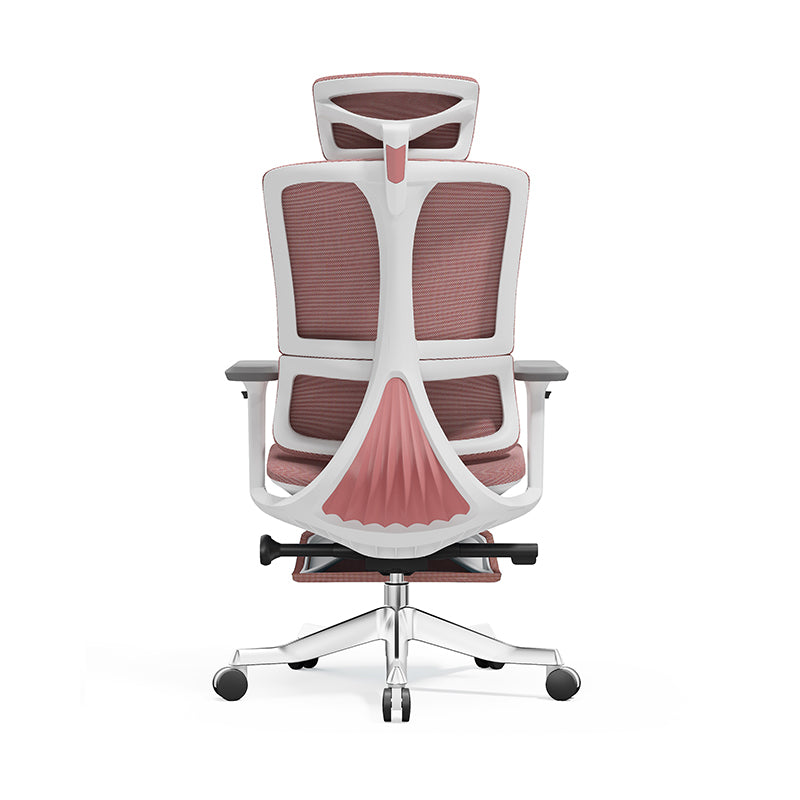 Modern Minimalist High-Back Mesh Chair: Ergonomic Desk Chair - Height-Adjustable Swivel Chair For Home Office