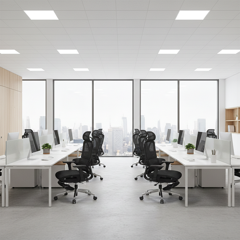 Modern Minimalist Ergonomic Chair: High-Back Mesh Office Chair - Height-Adjustable Swivel Headrest Desk Chair For Home Office