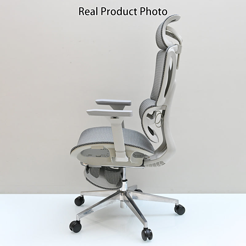 Modern Minimalist Ergonomic High-Back Office Chair: Breathable Mesh - Reclining Gaming Office Chair With Footrest For Home Office