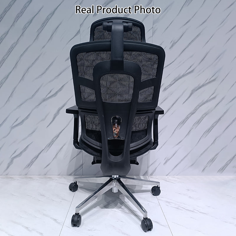 Modern Minimalist High-Back Desk Chair: Ergonomic Mesh Chair - 3D Armrest Height-Adjustable Gaming Office Chair For Home Office