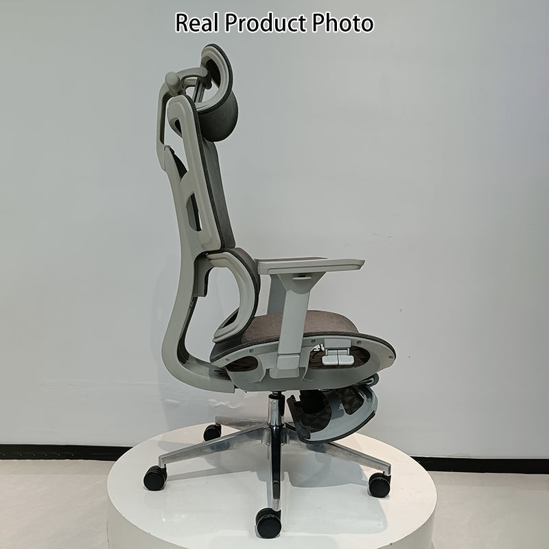 Modern Minimalist High-Back Executive Office Chair: Ergonomic Mesh Chair - Height-Adjustable Desk Chair For Home Office