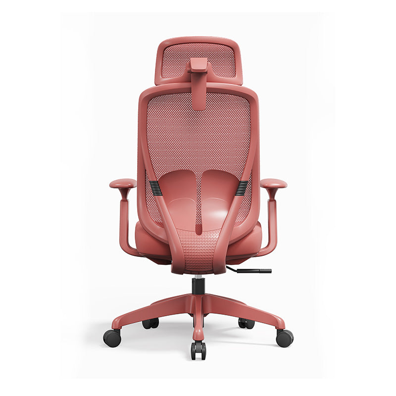 Modern Minimalist Ergonomic Desk Chair: 4D Headrest & Breathable Mesh Fabric - High-Back Gaming Chair For Home Office