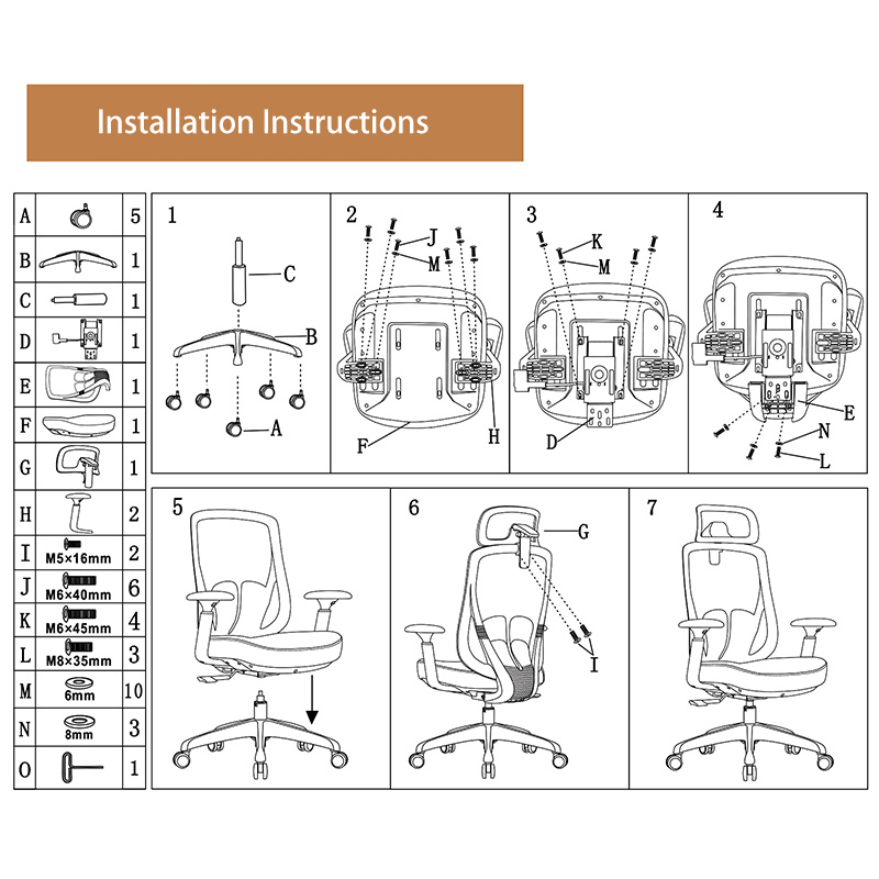 Modern Minimalist Ergonomic Desk Chair: 4D Headrest & Breathable Mesh Fabric - High-Back Gaming Chair For Home Office