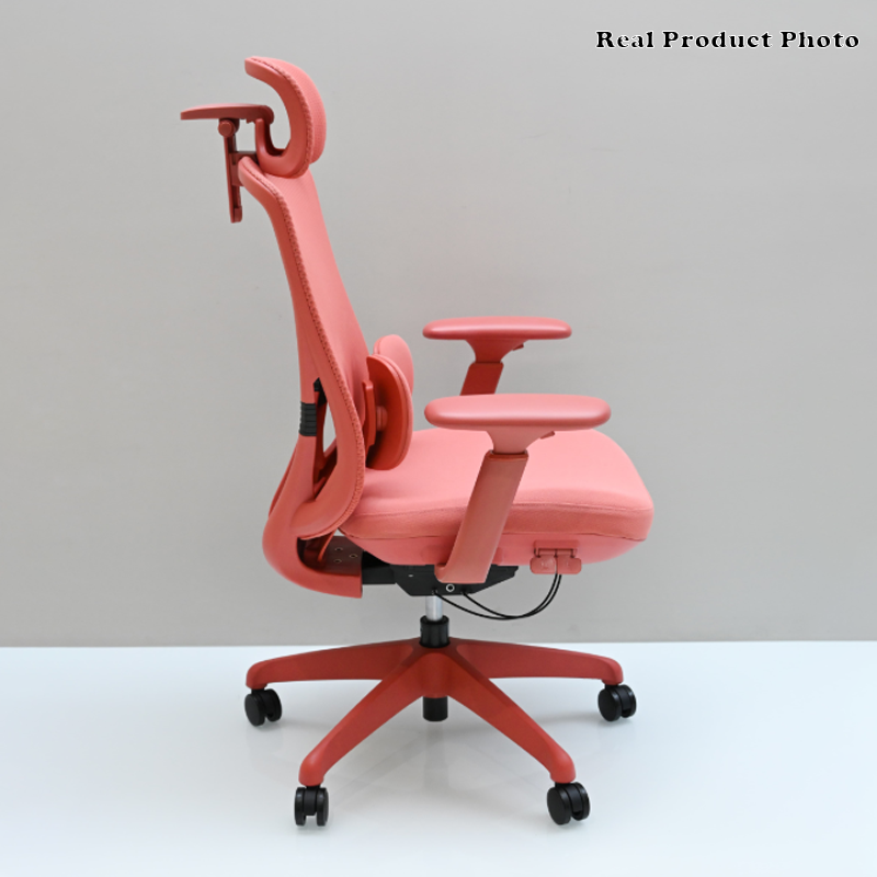 Modern Minimalist High-Back Desk Chair: 4D Headrest & Dynamic Lumbar Support - Ergonomic Gaming Chair For Home Office