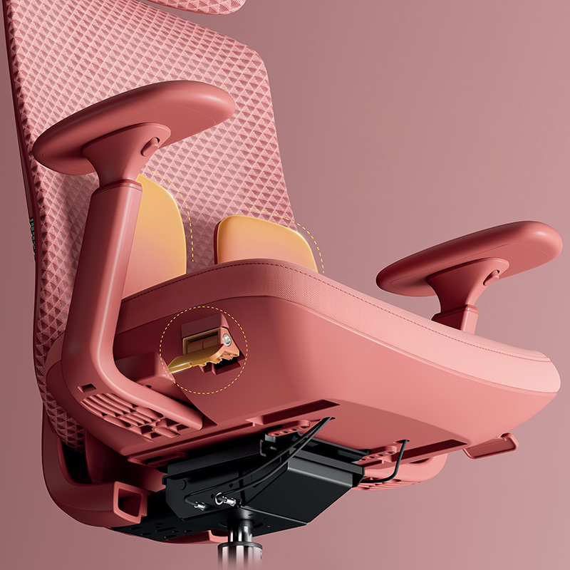 Modern Minimalist High-Back Desk Chair: 4D Headrest & Dynamic Lumbar Support - Ergonomic Gaming Chair For Home Office