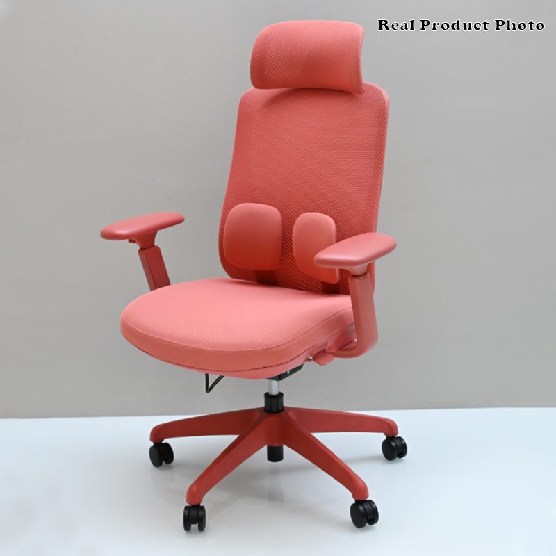 Modern Minimalist High-Back Desk Chair: 4D Headrest & Dynamic Lumbar Support - Ergonomic Gaming Chair For Home Office