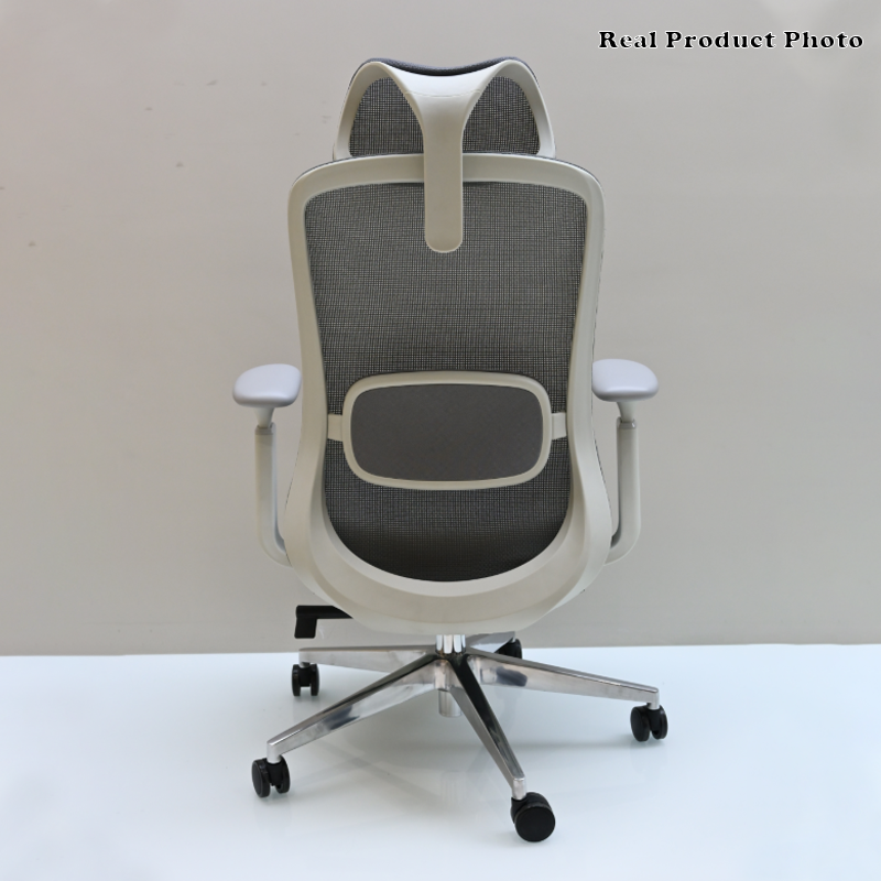 Modern Minimalist High-Back Breathable Mesh Office Chair: Adjustable Lumbar Support - Ergonomic Desk Chair For Home Office