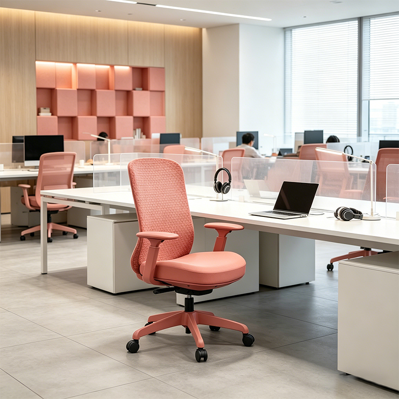 Modern Minimalist Ergonomic Office Chair: Breathable Mesh Height-Adjustable High-Back Desk Chair For Home Office