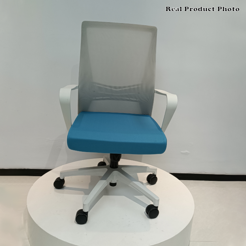 Modern Minimalist Ergonomic Desk Chair: Breathable Mesh & Lumbar Support - Height-Adjustable Office Chair For Home Office