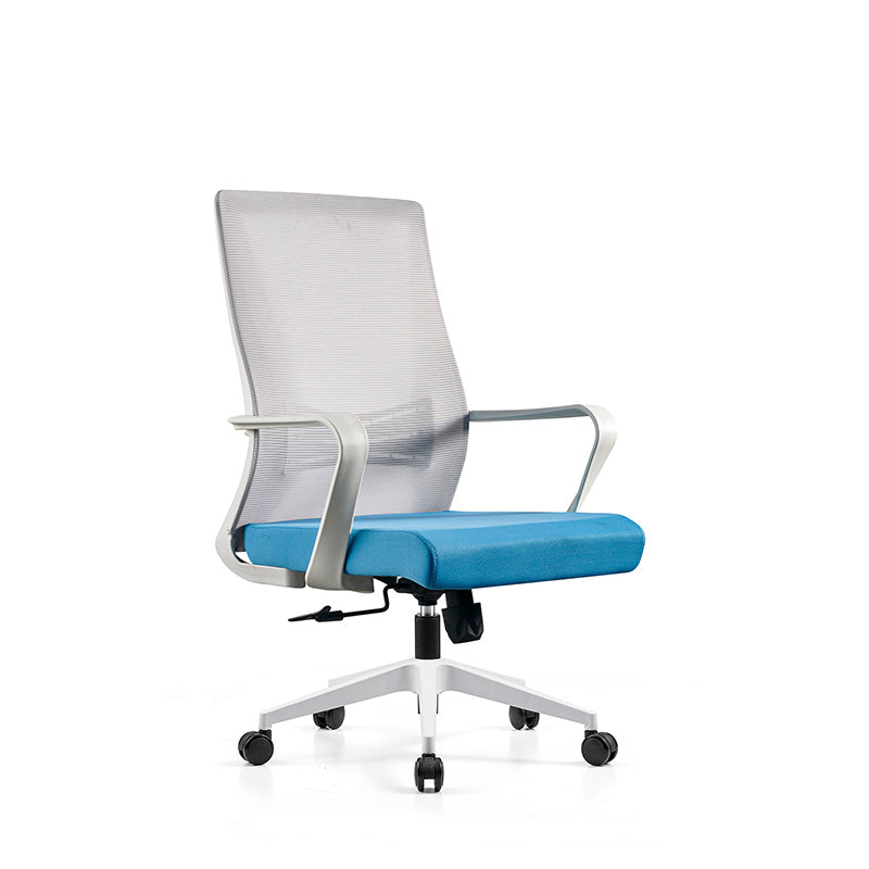 Modern Minimalist Ergonomic Desk Chair: Breathable Mesh & Lumbar Support - Height-Adjustable Office Chair For Home Office
