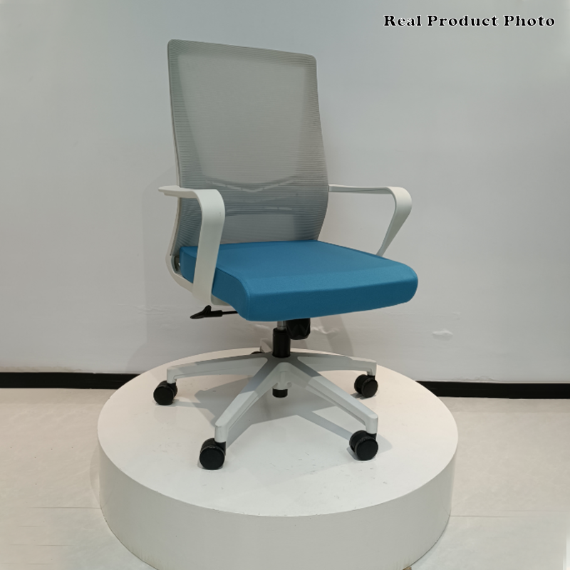 Modern Minimalist Ergonomic Desk Chair: Breathable Mesh & Lumbar Support - Height-Adjustable Office Chair For Home Office