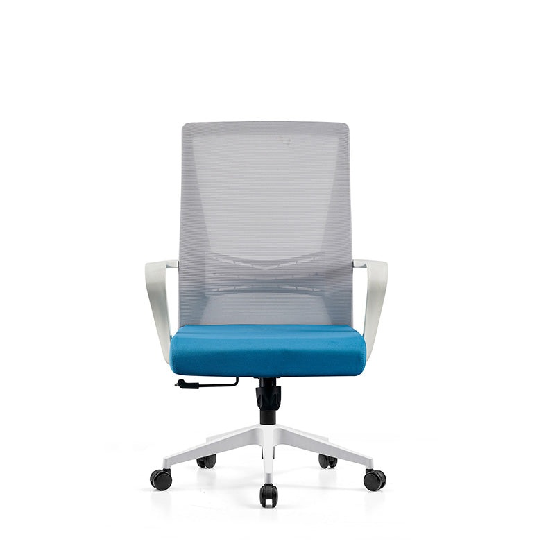 Modern Minimalist Ergonomic Desk Chair: Breathable Mesh & Lumbar Support - Height-Adjustable Office Chair For Home Office