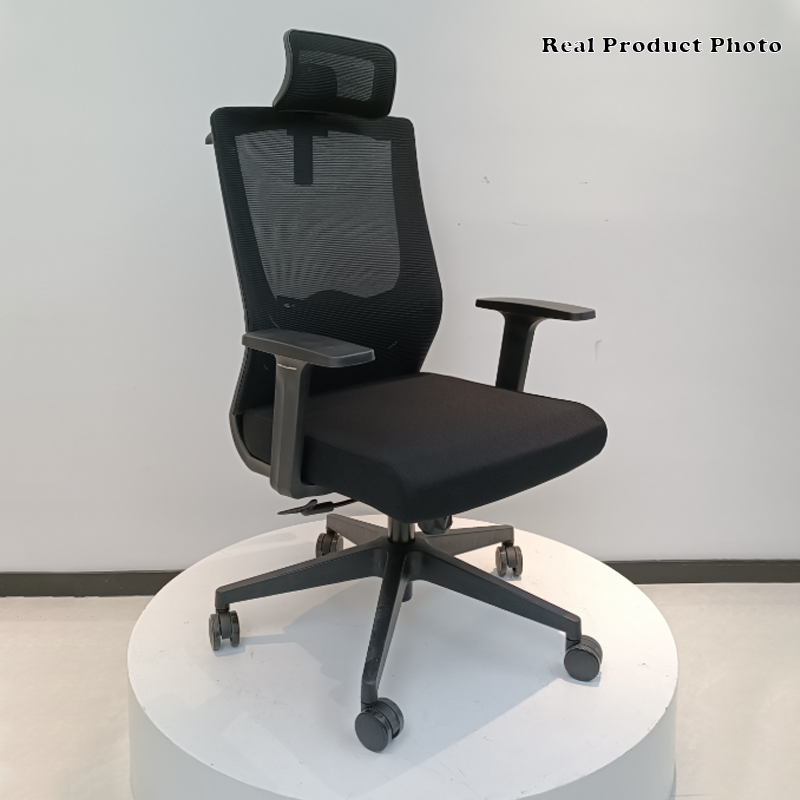 Modern Minimalist High-Back Office Chair: Breathable Mesh - Ergonomic Desk Chair For Home Office