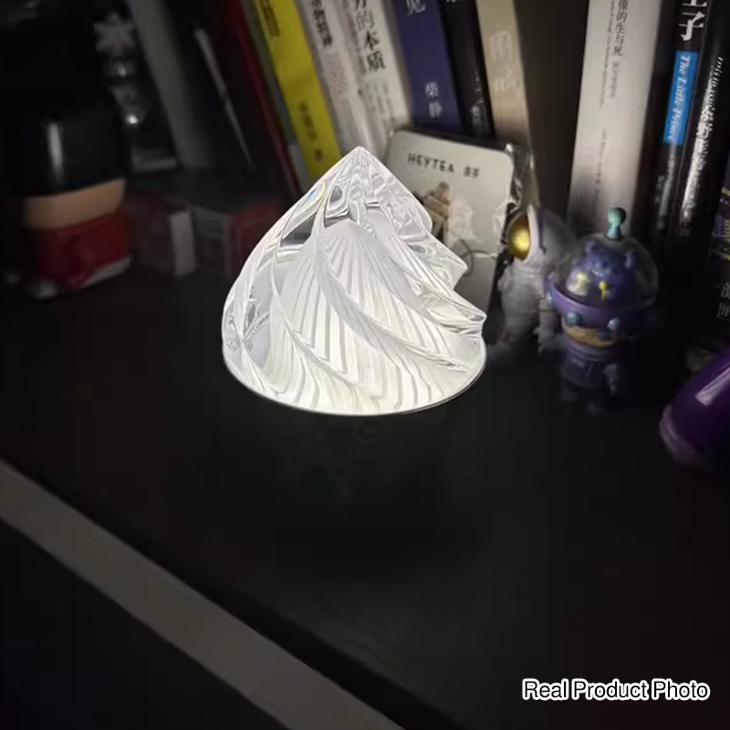 Ice Cream Ambient USB Rechargeable Table Lamp - Creative Touch Dimmable Cute Decorative Night Light For Bedroom
