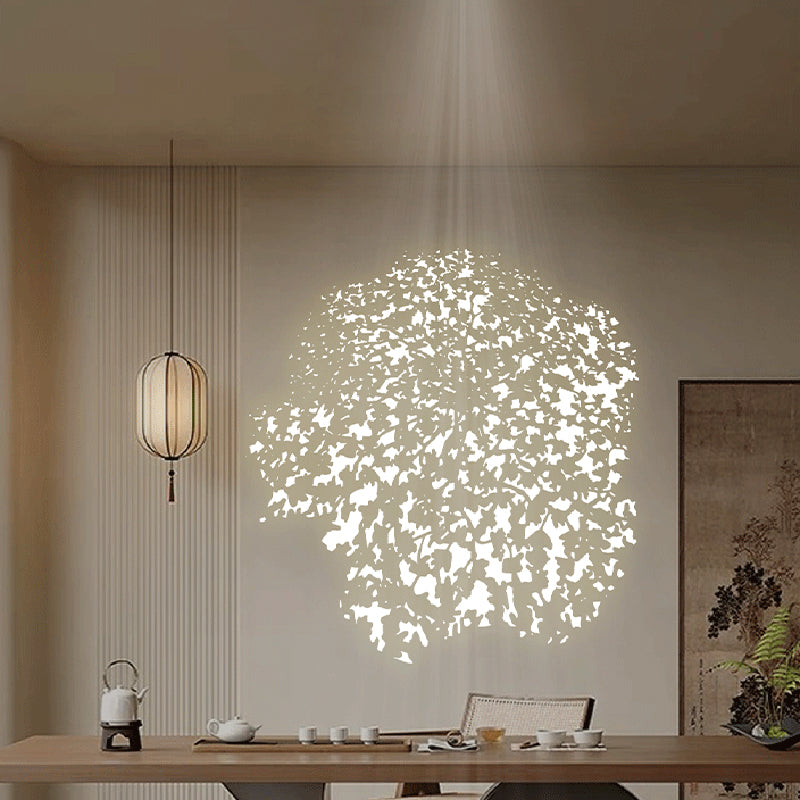 Modern Minimalist Aluminum Alloy Plastic Round Cylindrical Projection LED Flush Mount Ceiling Light For Hallway & Entryway