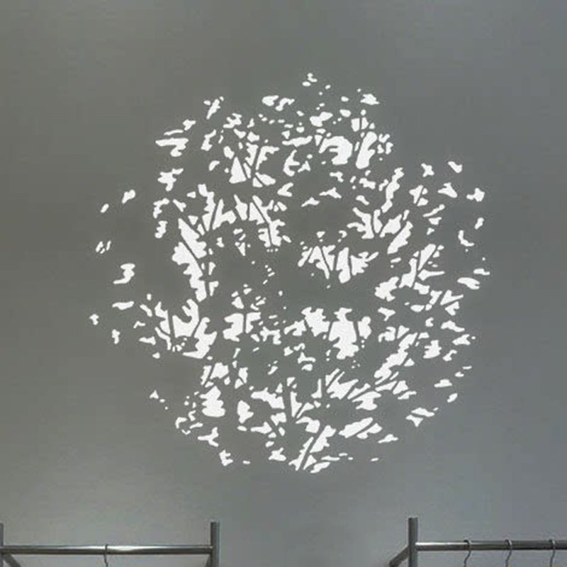 Modern Minimalist Aluminum Alloy Plastic Round Cylindrical Projection LED Flush Mount Ceiling Light For Hallway & Entryway