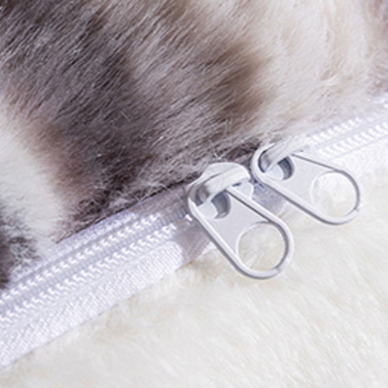 Modern Minimalist Cylindrical Velvet Latex Anti-Slip Dotted Fabric Cat Bed & Dog Bed For Bedroom