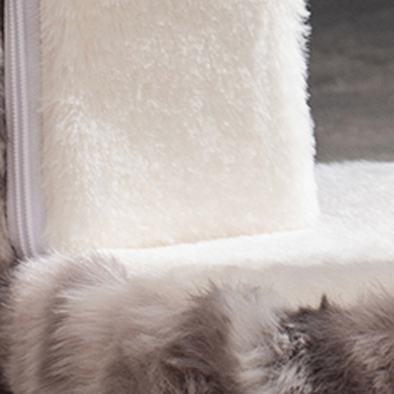 Modern Minimalist Cylindrical Velvet Latex Anti-Slip Dotted Fabric Cat Bed & Dog Bed For Bedroom