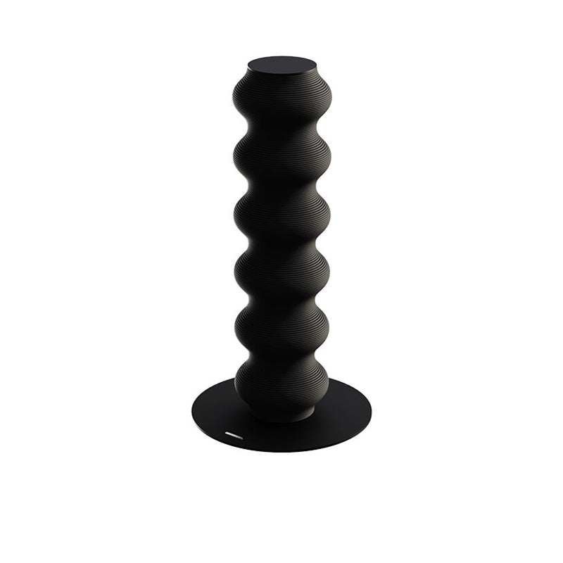 Modern Minimalist Cylindrical Wave-Patterned Paper Rattan Steel Cat Scratching Post For Living Room