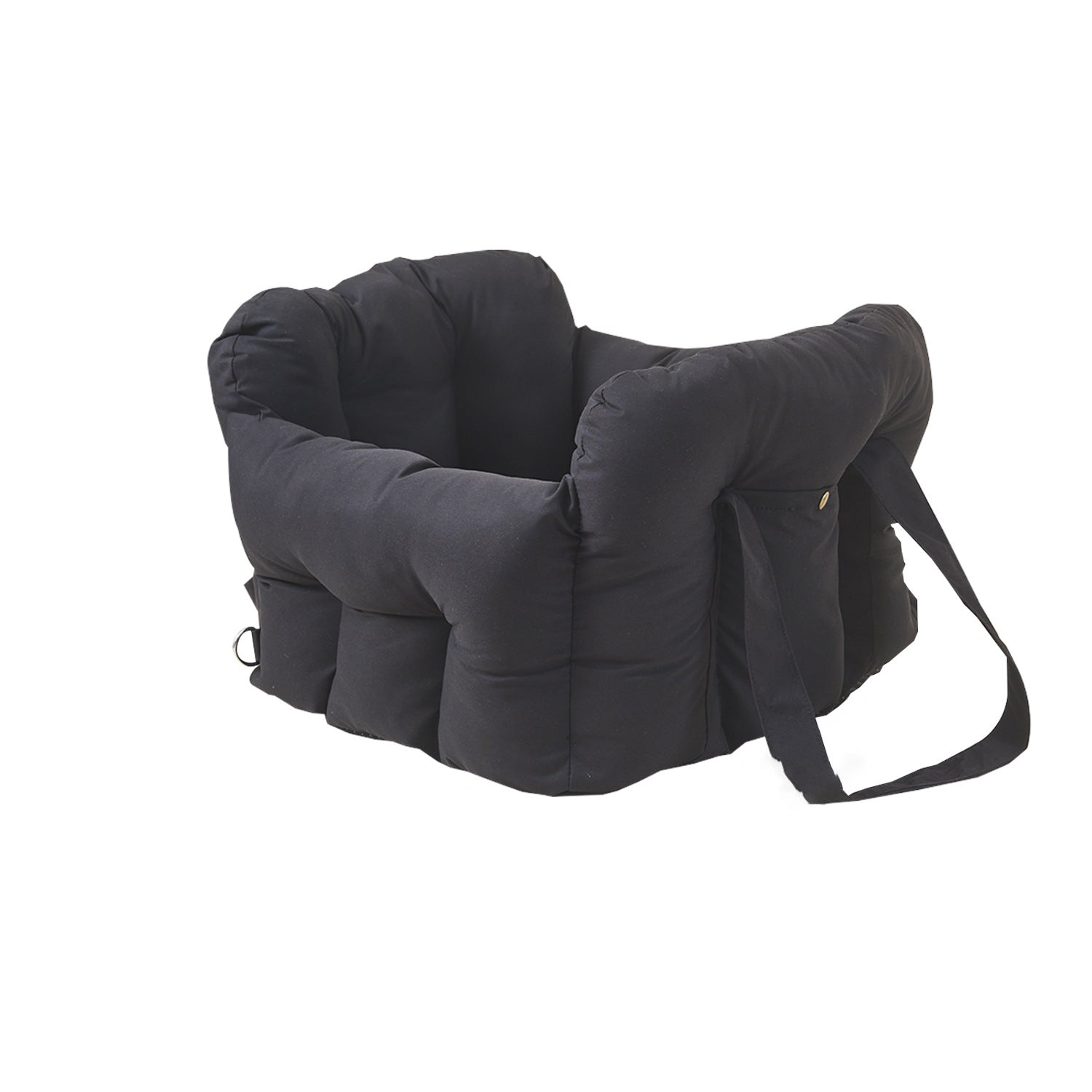 Modern Minimalist Cool Silk Cotton PP Cotton Rectangular Portable Car Dog Bed For Outdoor & Home