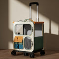 Modern Minimalist Canvas PP Rectangular Movable Removable Cat Travel Carrier Cat Bed For Outdoor