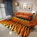 Contemporary Creative Rectangular Polyester Velvet Non-Woven Fabric Non-Slip Printed Rug For Living Room