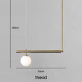 Modern Branch Globe Pendant Minimalist Light Chandelier