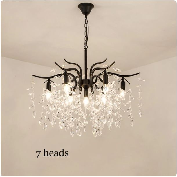 Nordic Art Branch Golden Crystal Chandelier