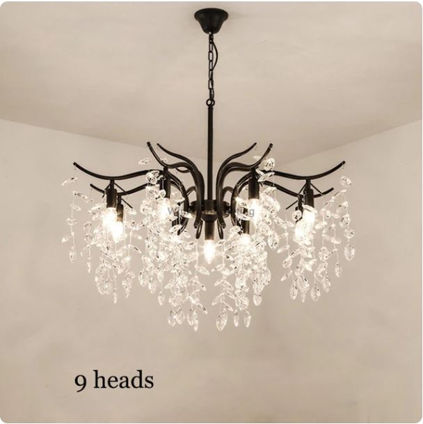 Nordic Art Branch Golden Crystal Chandelier