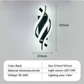 Curved Design Spiral Wall Lamp
