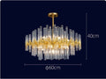 Nordic Crystal Tube Sparkling Chandelier