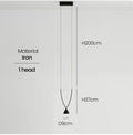 Nordic Long Cone Pendant Lamp