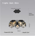 Modern LED Gypsophila Ceiling Chandeliers