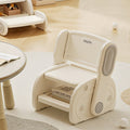 Modern Minimalist Eco-Friendly HDPE Geometric Kids Low Stool Backrest Armless For Living Room