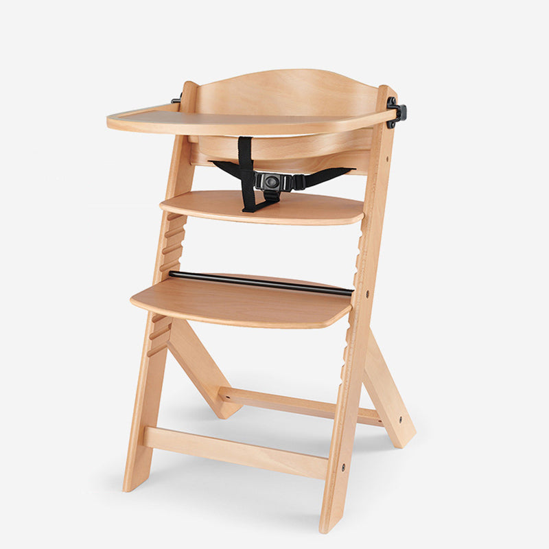 Modern Minimalist Plywood Adjustable Curved Kids High Chair Baby Dining Chair With Armrest & Backrest For Living Room