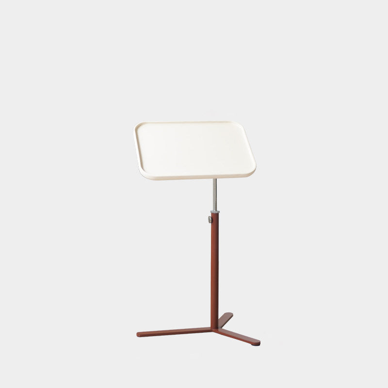 Contemporary Industrial Plywood Stainless Steel & Steel Alloy Liftable Side Table 1-Tier For Living Room