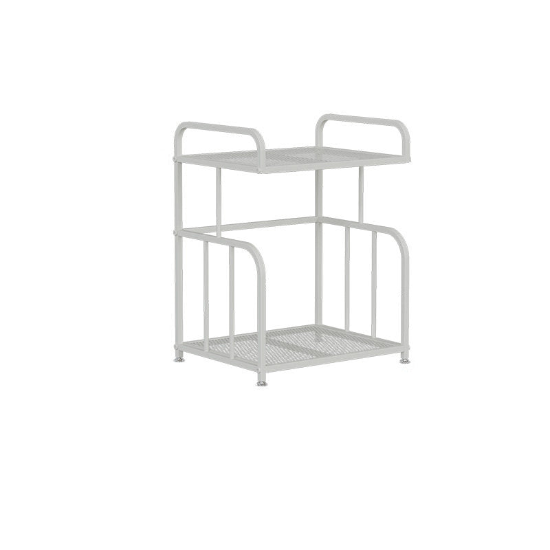 Modern Minimalist Trapezoid Iron Lightweight Storage Shelf 2/3-Layer For Home Office