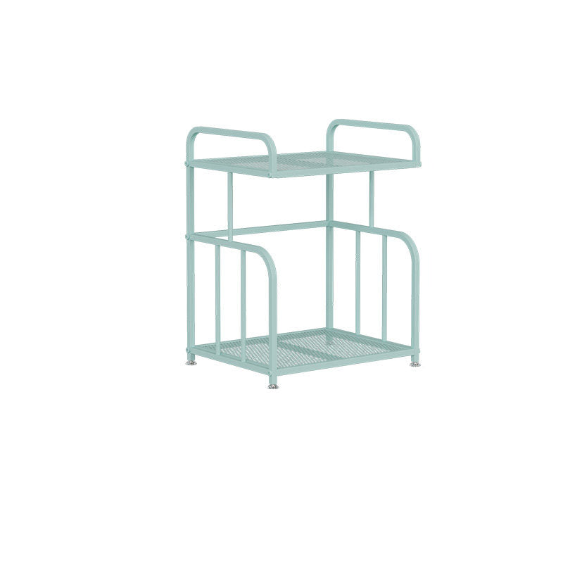 Modern Minimalist Trapezoid Iron Lightweight Storage Shelf 2/3-Layer For Home Office