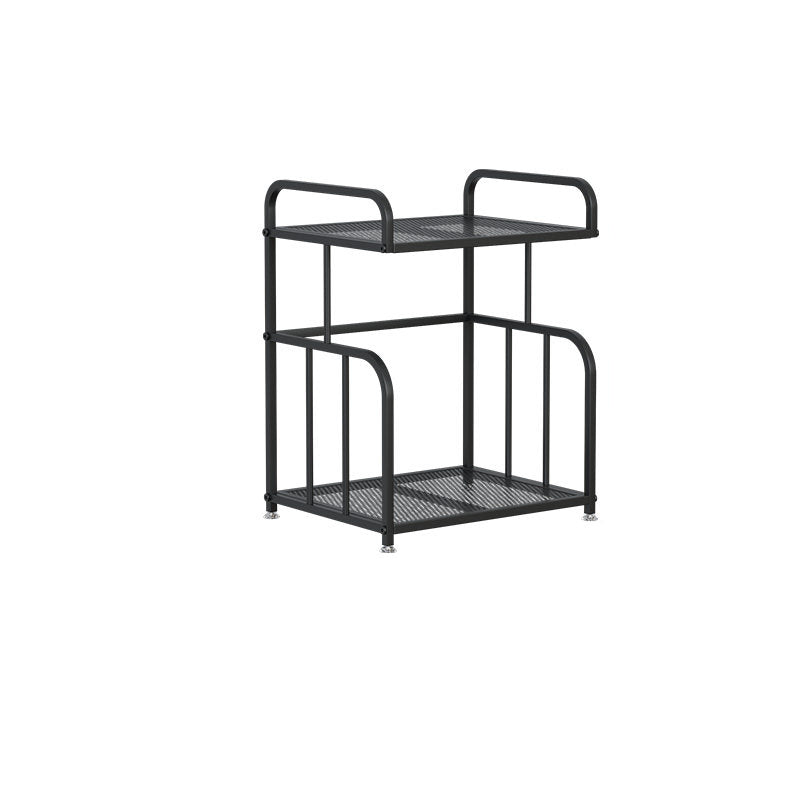 Modern Minimalist Trapezoid Iron Lightweight Storage Shelf 2/3-Layer For Home Office