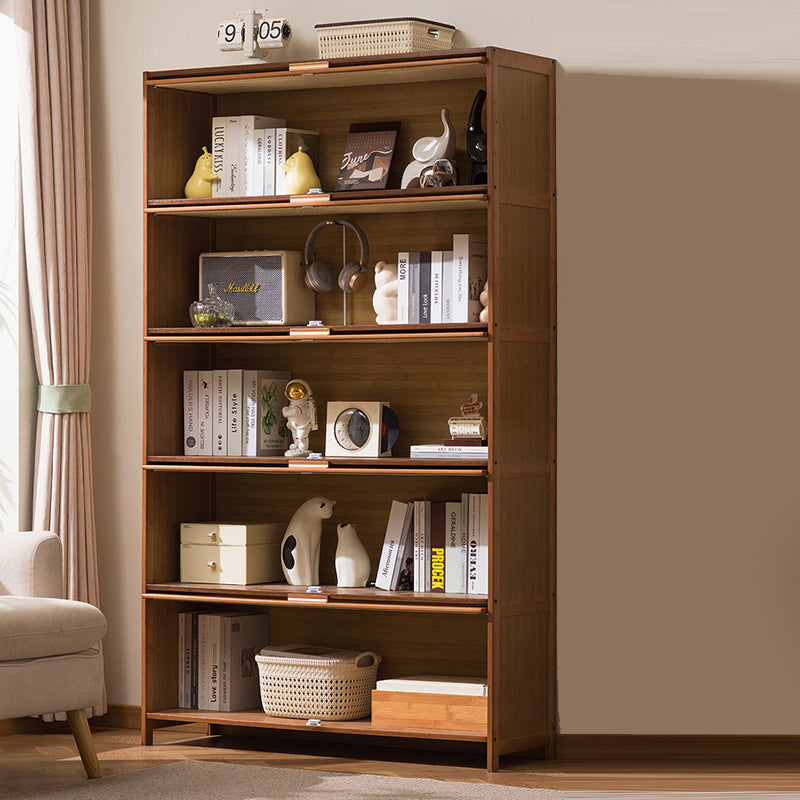 Traditional Chinese Bamboo Plastic Rattan Rectangular Openwork Storage Cabinet 3/4/5-Storages For Living Room
