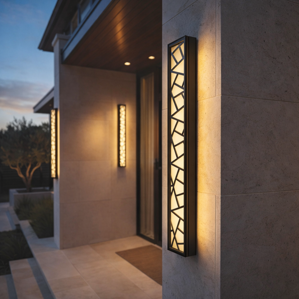 Modern Rectangle Design LED Waterproof Wall Light