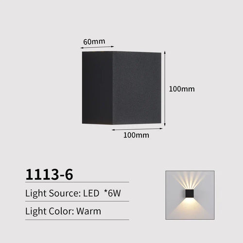 Balcony Gate Waterproof LED Wall Light