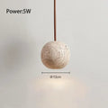 Wabi Sabi Travertine Pendant Light