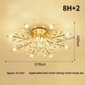 Kristallen Blad Luxury K9 Crystal Chandelier Lamp