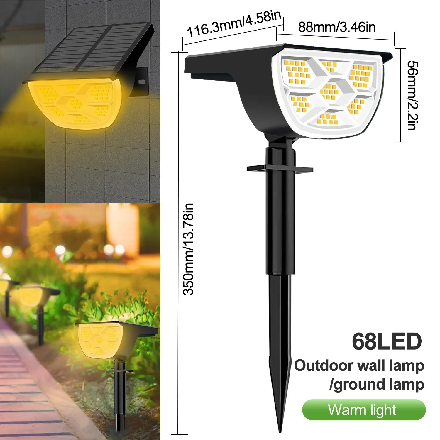 Solar Waterproof LED Landscape/ Light