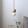 Travertine Suspended Droplight Pendant Lamp