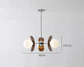 Ancient Acrylic Beans Pendant Lamp